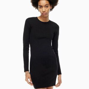 Aritzia Ten by Babaton Warner Long-sleeve Mini Dress - Black - Sz S - NWT